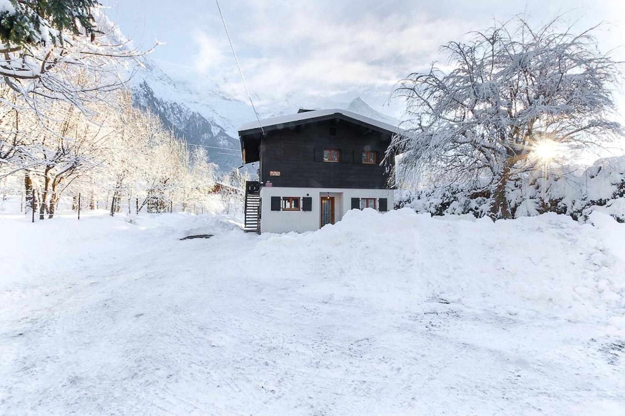 Violette De Cham - Jardin Prive - Vue Mont Blanc Lägenhet Chamonix Exteriör bild