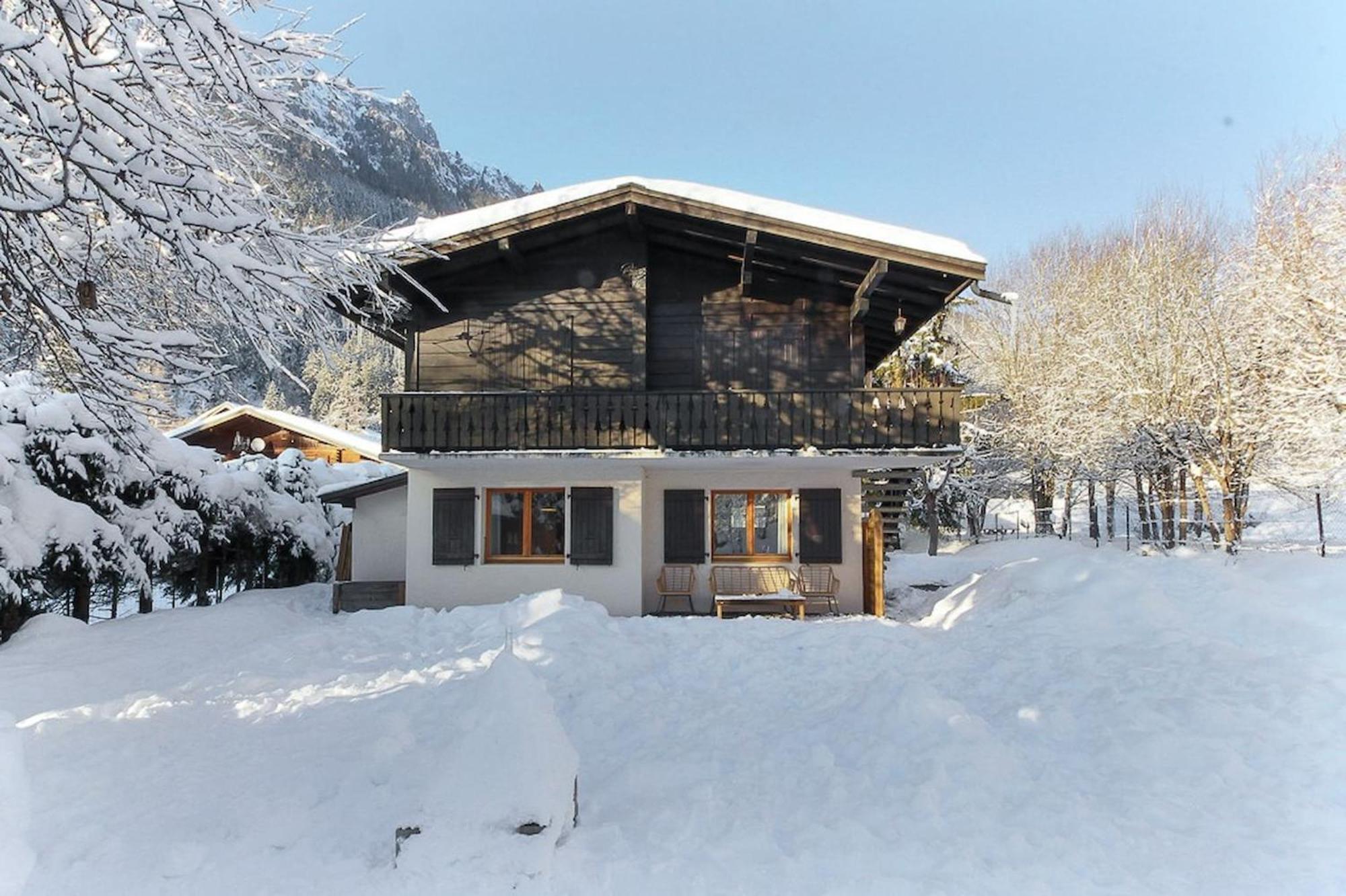 Violette De Cham - Jardin Prive - Vue Mont Blanc Lägenhet Chamonix Exteriör bild